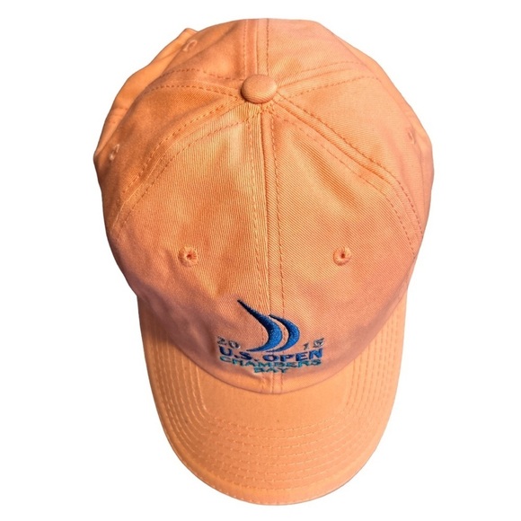 US Open Golf Hat Cap 2015 115th Chambers Bay USGA Member Adjustable Orange - Picture 2 of 8